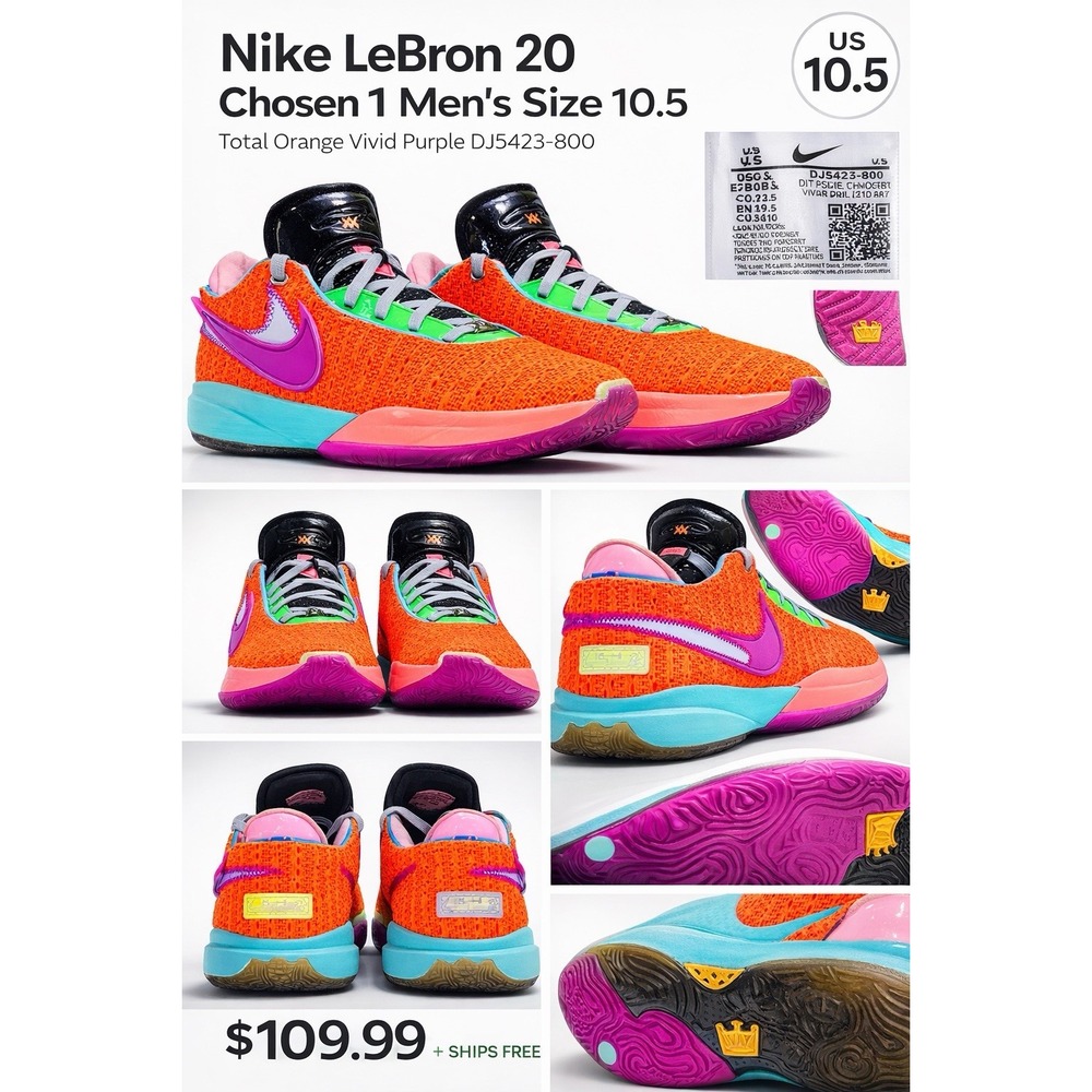 Size 10.5 - Nike LeBron 20 Chosen 1